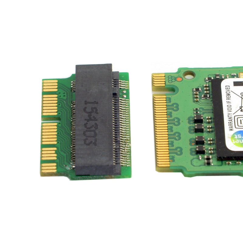 [Australia - AusPower] - NFHK 12+16pin 2014 2015 Mac to M.2 NGFF M-Key AHCI SSD Convert Card for MAC A1493 A1502 A1465 A1466 Green NVME SSD to MAC 2013-2017 
