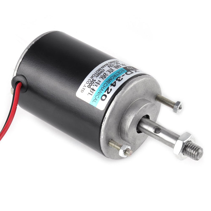 [Australia - AusPower] - 12/24V DC Motor 30W High Speed CW/CCW Permanent Magnet DC Motor for DIY Generator(12V 3500rpm) 