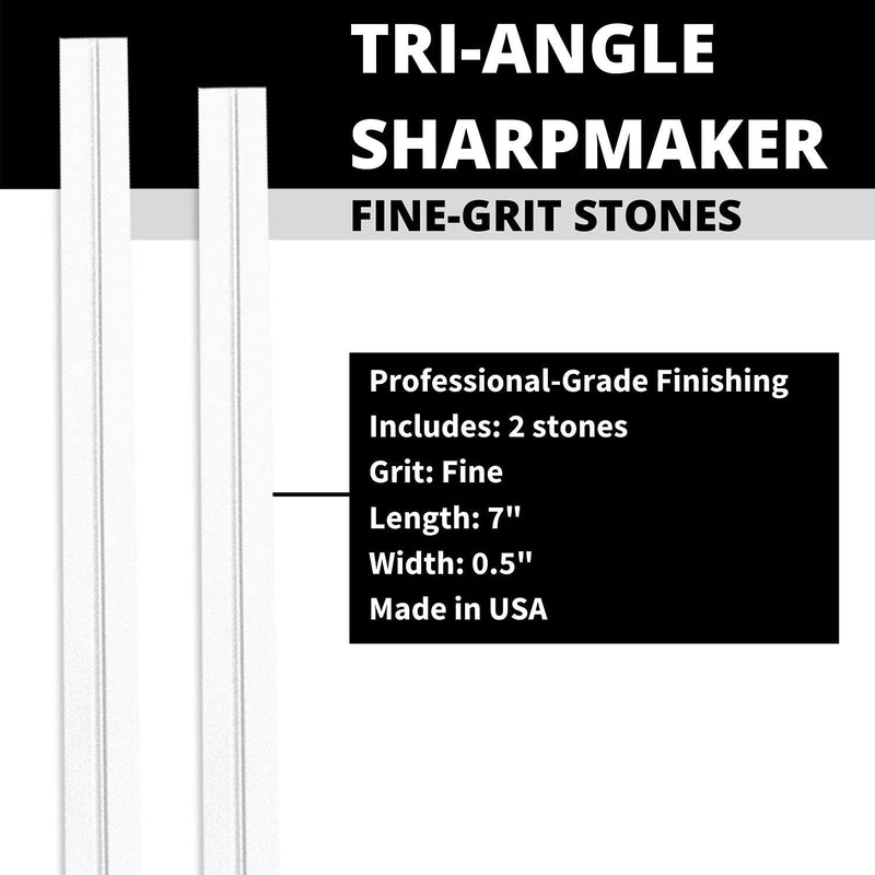 [Australia - AusPower] - Spyderco Tri-Angle Sharpmaker with Safety Rods, Instructional DVD, Two Premium Alumina Ceramic Stone Sets for Blade Repair and Professional-Grade Finishing - 204MF 