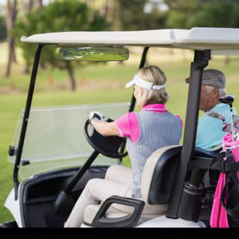 [Australia - AusPower] - HKOO Golf cart Rear View Mirror,16.5" Extra Wide 180 Degree Panoramic Rear View Mirror Fit for Golf Cart EZGO Club Car Yamaha (Rear View Mirror) 
