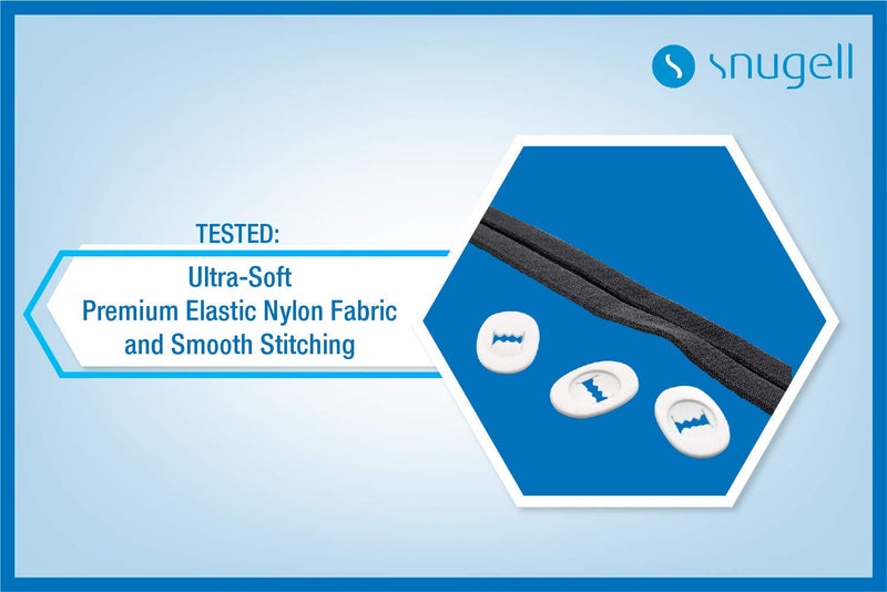 [Australia - AusPower] - Headgear Strap Replacement for ResMed AirFit P10™ Nasal Pillow CPAP Mask by Snugell™ | Grey Color | Pack of Two| Four Adjustment Clips| Durable Premium Nylon Material | Maximum Adaptability & Comfort 