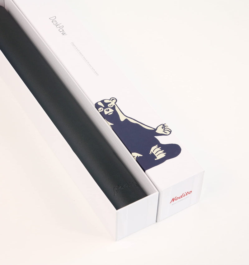[Australia - AusPower] - DeskPaw Dual-Sided Leather Desk Pad,Blotter for Laptop Computer,Mouse Pad,Writing,Drawing,Arts and Craft Mat (Black/Red, 17x35”) Black/Red 17x35” 