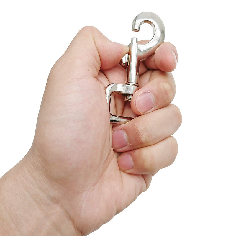 [Australia - AusPower] - 3 Inch Swivel Eyes Bolt Snap Hooks Metal Swivel Clips for Keychain, Linking Dog Leash Collar, 2 Pcs 3 Inch 