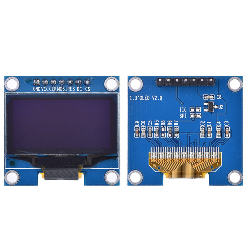 [Australia - AusPower] - HiLetgo 1.3" SPI 128x64 SSH1106 OLED LCD Display LCD Module for Arduino AVR STM32 