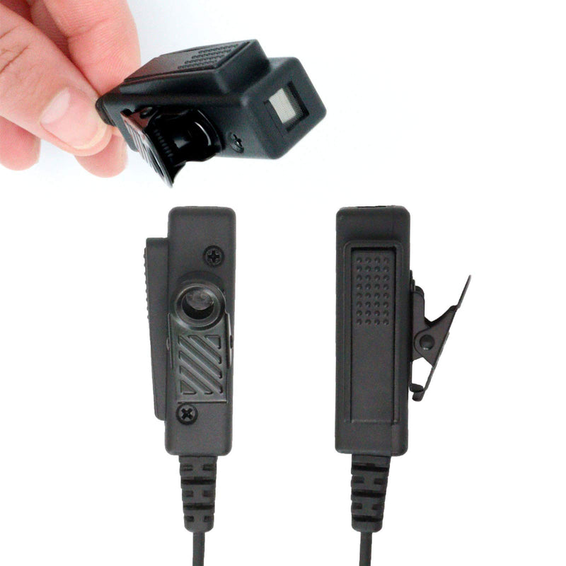 [Australia - AusPower] - 【Seekingtec】 PD502 PD562 Walkie Talkie Earpiece Compatible with HYT Hytera TC-500 TC-508 TC-518 TC-580 Two Way Radio 2 pin Headset with Mic PTT 