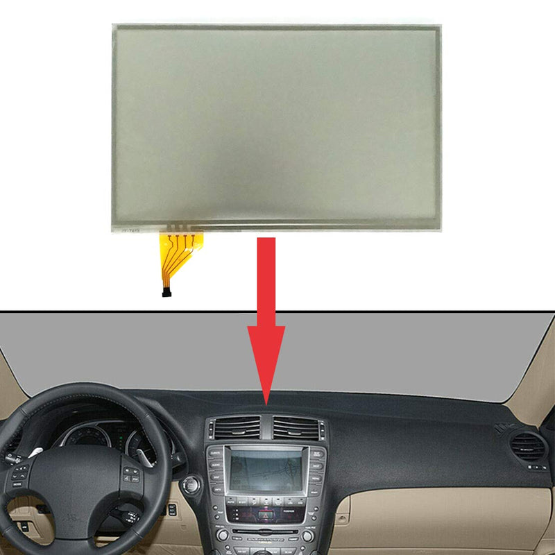 [Australia - AusPower] - BestPartsCom 7 inch Navigation Touch Screen Glass Digitizer for Lexus IS250 IS300 GS RX 2006-2009 GPS Radio 