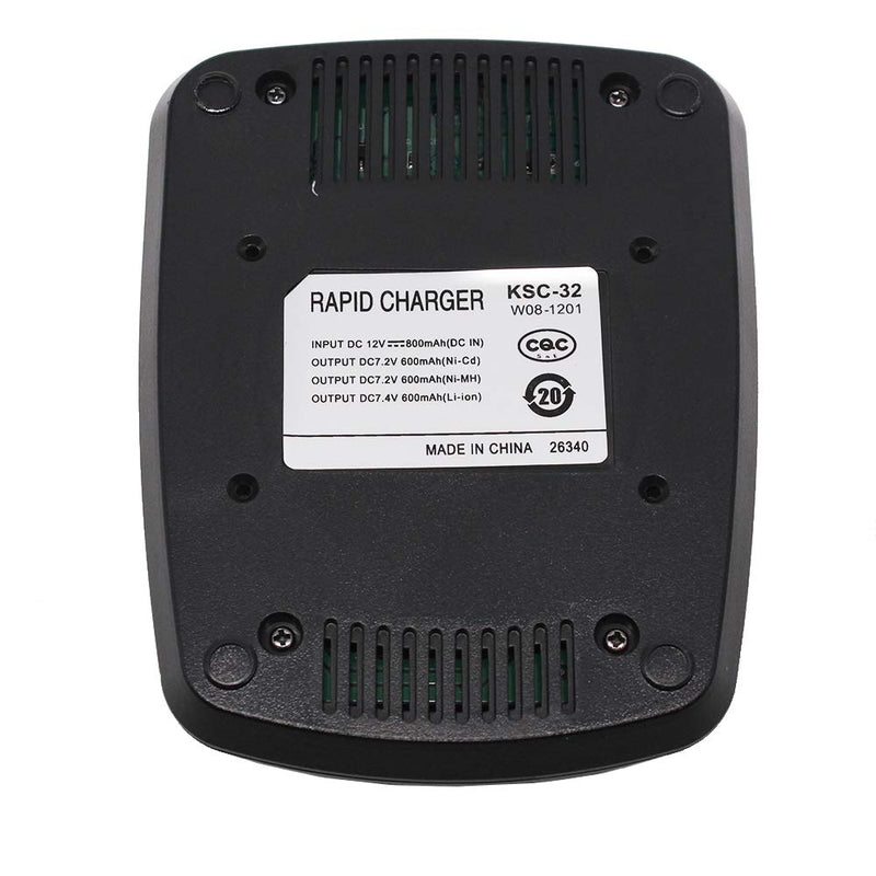 [Australia - AusPower] - KSC-32 Charger Compatible for Kenwood Radio TH-D72A TK-2180 TK-3180 TK-5210 TK-5310 NX-5200 NX-5300 NX-5400 NX-410 NX-411 Compatiable Battery KNB-48L/32N/33L/43L/47L/31A/50NC/54N 