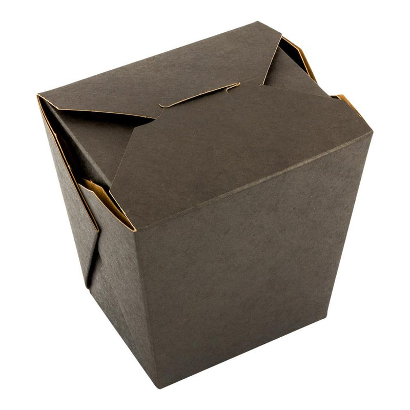 [Australia - AusPower] - Bio Tek 26 Ounce Chinese Take Out Boxes, 25 Leak And Greaseproof Food To Go Boxes - Tab-Lock, Stackable, Black Paper Take Home Boxes, Disposable, For Restaurants, Catering, And Parties 