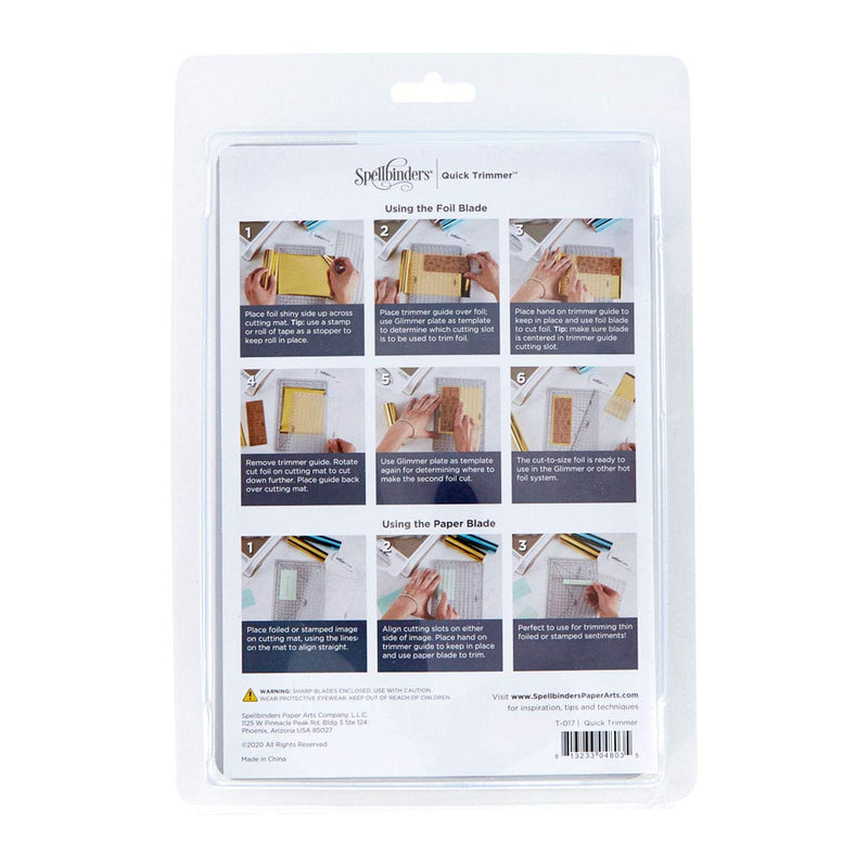 [Australia - AusPower] - Spellbinders Quick Trimmer Tool, Clear 