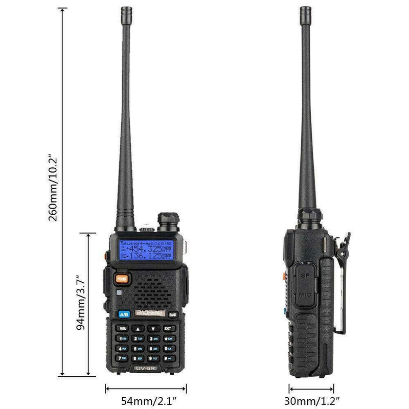 [Australia - AusPower] - NSKI UV-5R UHF VHF Dual Band Two Way Ham Radio Walkie Talkie 