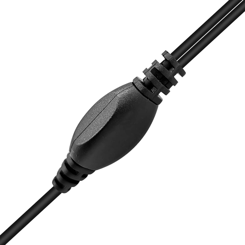 [Australia - AusPower] - WODASEN BD502i Earpiece Clear Coil Tube Headset PTT Mic for Hytera HYT PD502 PD562 TC508，TC-600, TC-610, TC-620, TC-700EX, TC-900,TC2100, BD502i, PD482i, BD552i2-Pin Plug with Screw Radio 