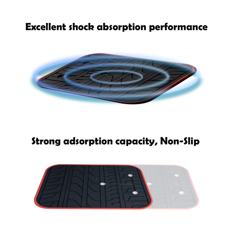 [Australia - AusPower] - Car Scratch Protector for Trunk Bike Rack, Anti-Scratch Anti-Collision Non-Slip Silicone Pads, Car Paint Protective Pads Car Tire Pattern Non-Slip, Bike Car Rack Accessories(8 Pack) 
