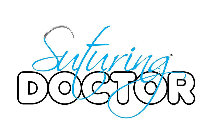 [Australia - AusPower] - Suturing Doctor Pads 2pc Set - Flesh Skin-Tone Colour with Free 12 x Needles and Free 1 x Needle Holder - Start Practicing Straight Away! As seen on The BBC TV 