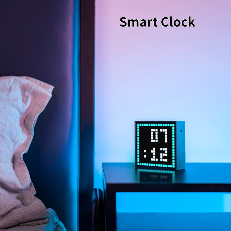 [Australia - AusPower] - Divoom TimeBox Evo -- Pixel Art Bluetooth Speaker with 16x16 LED Display APP Control - Cool Animation Frame & Gaming Room Setup & Bedside Alarm Clock- Black 