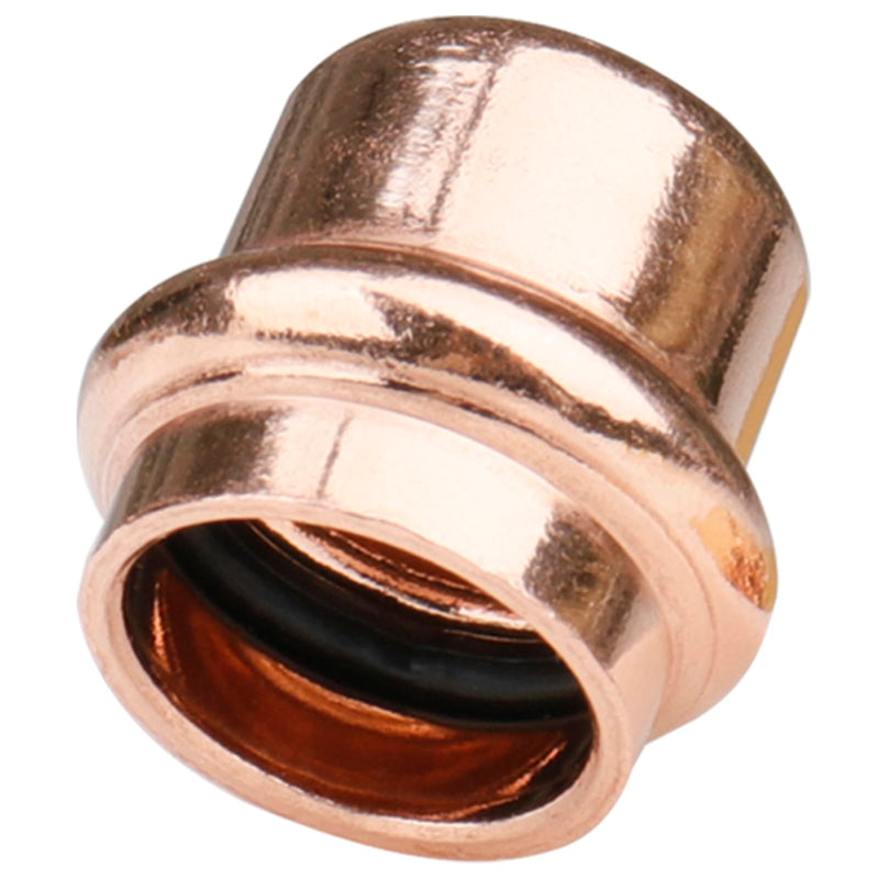 [Australia - AusPower] - WHK 6/12 Pack 1/2 Inch Press Propress Copper End Cap Press Pro Press 1/2" Cooper End Plug fittings(Lead-Free) 