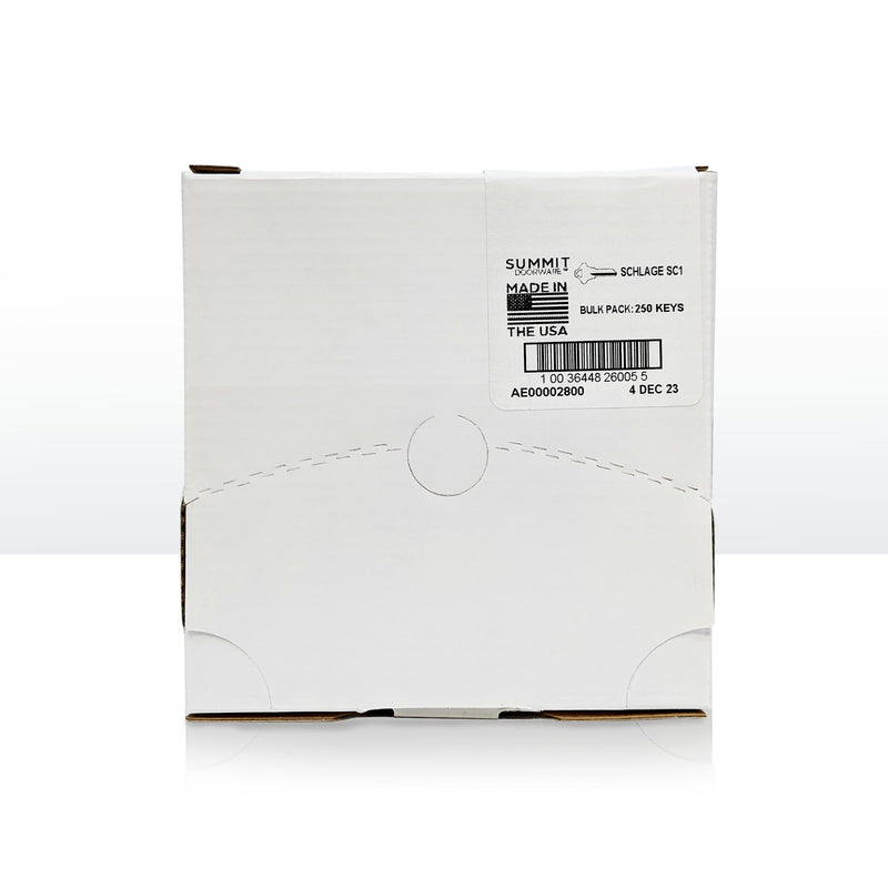 [Australia - AusPower] - Schlage Key Blanks - 250 Pack 