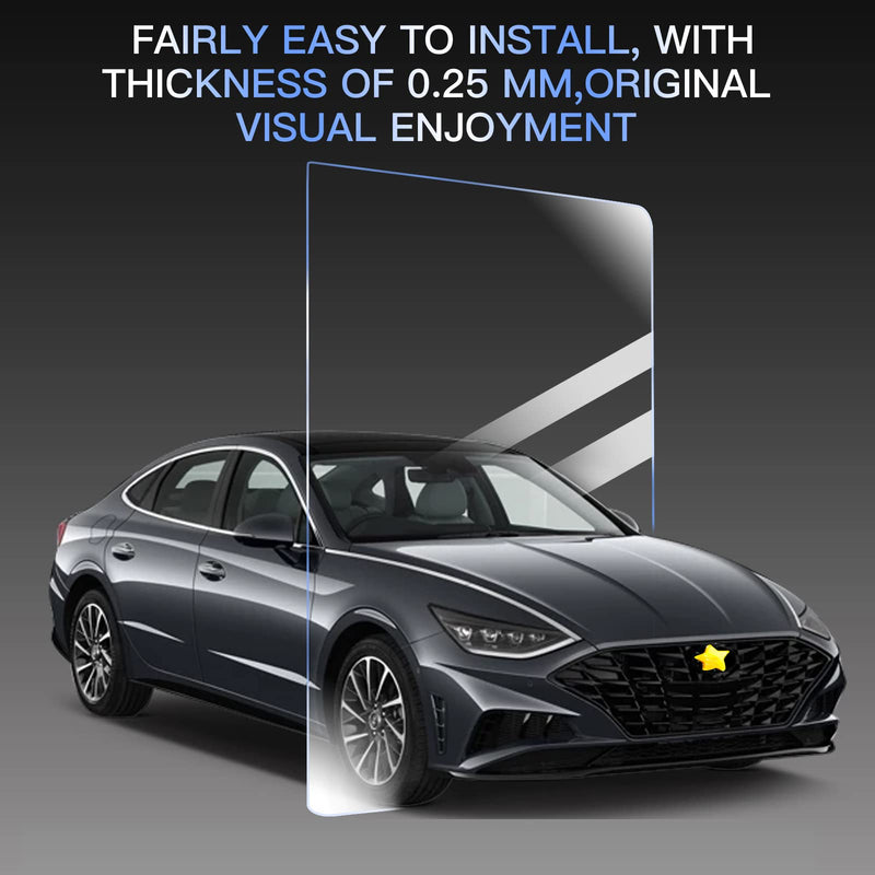 [Australia - AusPower] - Glass Screen Protector for 2020+ Hyundai Sonata DN8 Accessories Infotainment Display Screen Protector Foils Tempered Glass 9H Anti-Scratch Navigation Center Control Touchscreen Protective Film (10.25-Inch) 10.25-Inch 