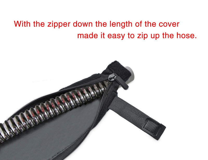 [Australia - AusPower] - iGuerburn 6Ft 4in ResMed CPAP Hose Cover BiPAP APAP ClimateLineAir ClimateLine Max Heated Tubing CPAP Supplies Wrap Fleece Tube CPAP Accessories - Keeping Cats from Attacking Hose - No Tube Included 6.3ft Resmed hose cover 