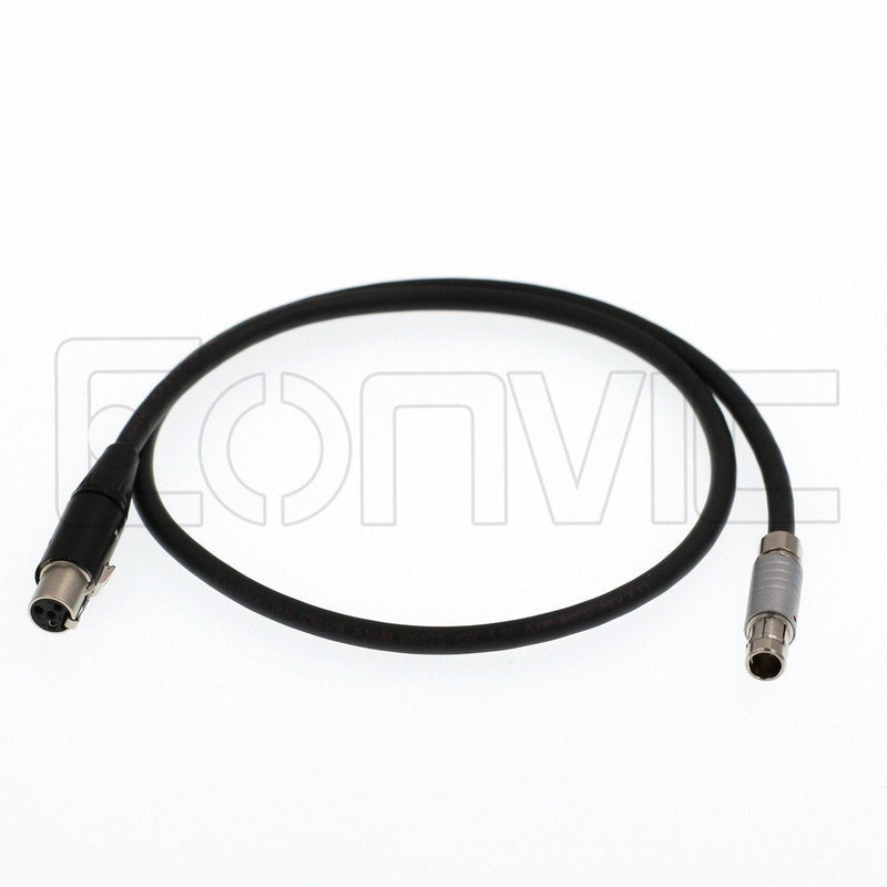 [Australia - AusPower] - Eonvic Fischer RS 3 Pin to Mini 4pin XLR Female Power Cable for Tilta to TVlogic Monitor 