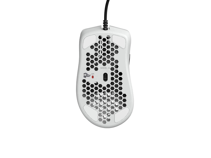 [Australia - AusPower] - Glorious Gaming Mouse - Glorious Model D Minus Honeycomb Mouse - Superlight RGB PC Mouse - 62 g - Matte White Wired Mouse Model D- (Minus) 