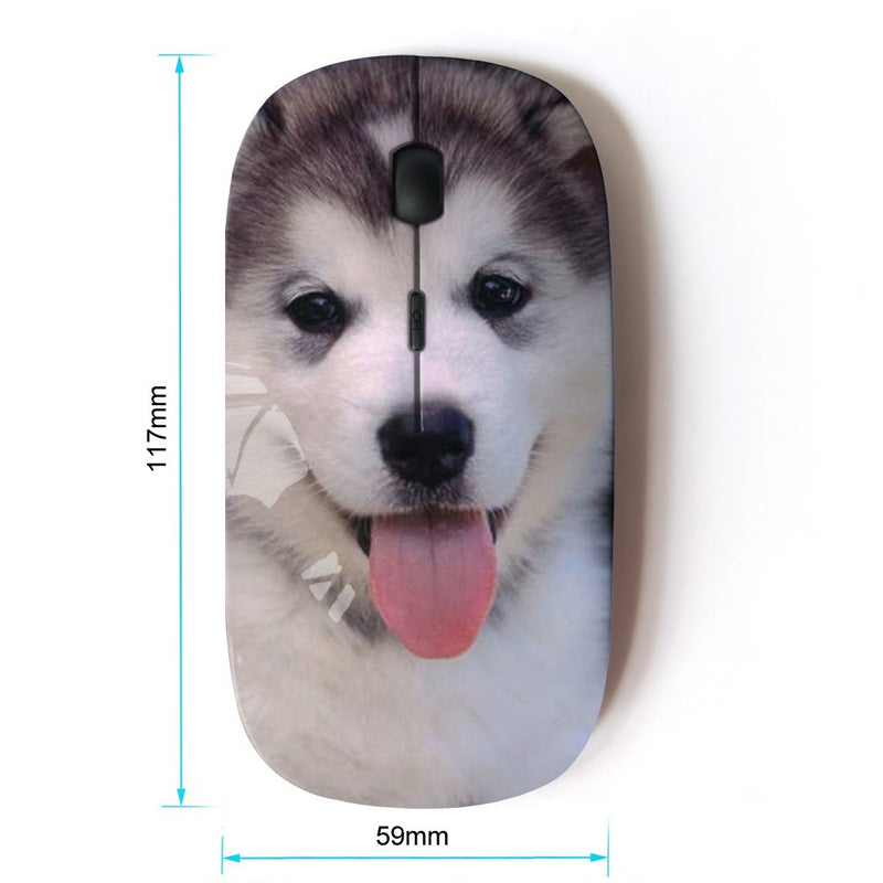 [Australia - AusPower] - KOOLmouse [ Optical 2.4G Wireless Mouse ] [ Husky Siberian Dog Cute Puppy ] 