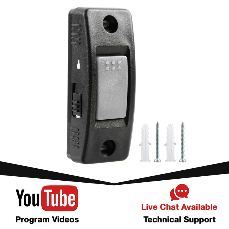 [Australia - AusPower] - Garage Outlet Push Button Garage Door Opener Yellow Learn Button 1-Button for Liftmaster 883LM 8065 8155 8165 8355 8360 8365-267 8500 8550 8557 8587 Chamberlain Craftsman Bell 