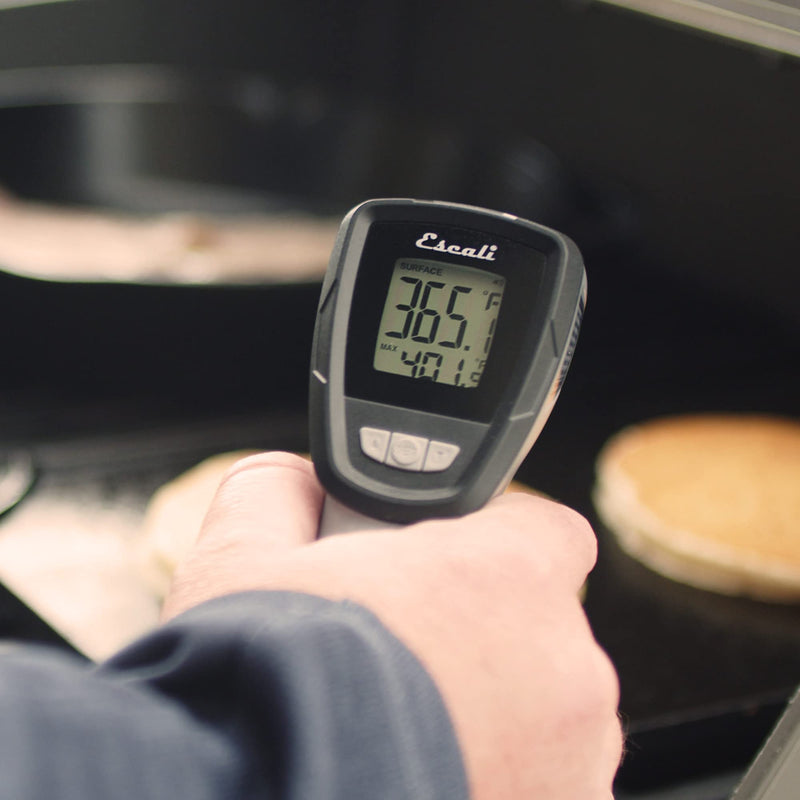 [Australia - AusPower] - Escali SpotIR Infrared Surface and Probe Digital Thermometer, Standard, Grey/Black Handheld 