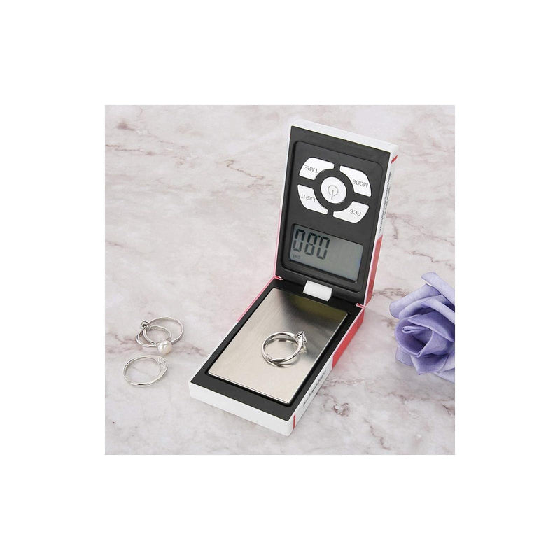 [Australia - AusPower] - Weighing Mode Counting Mode 200g/0.01g Digital Pocket Scale, Mini Digital Weight Scale, High Precision Jewelry Gem for Gold Coin 