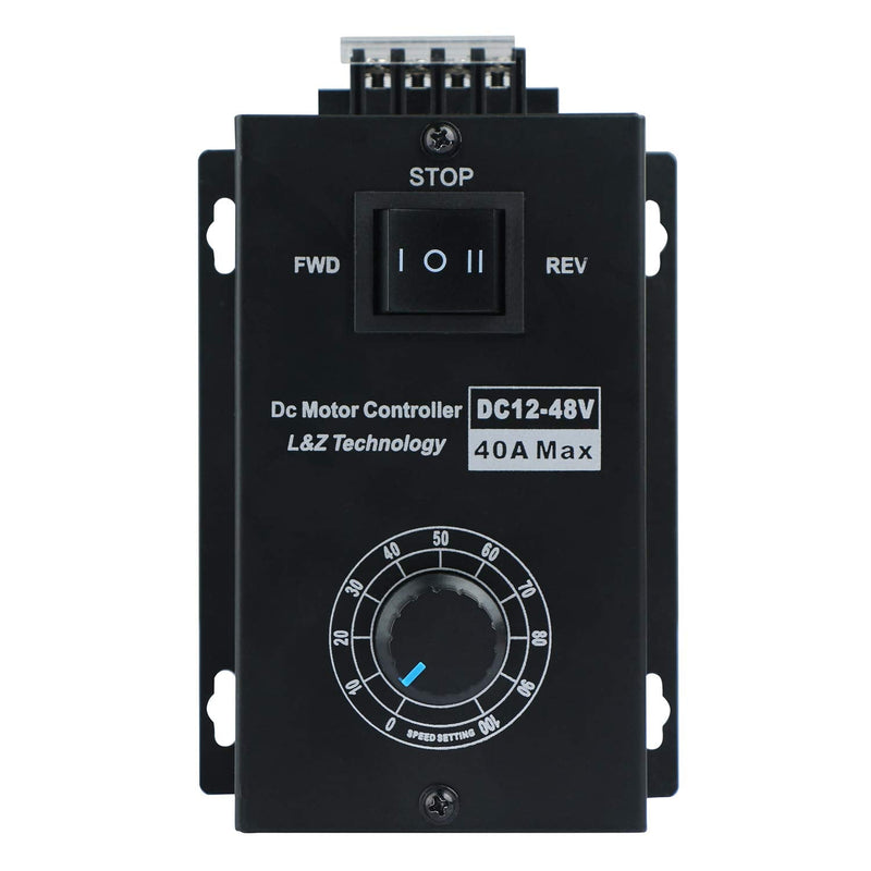 [Australia - AusPower] - L&Z DC Motor Speed Controller PWM 12-48V 40A Brush Motor Adjustment Control Module 1200W 25kHZ 