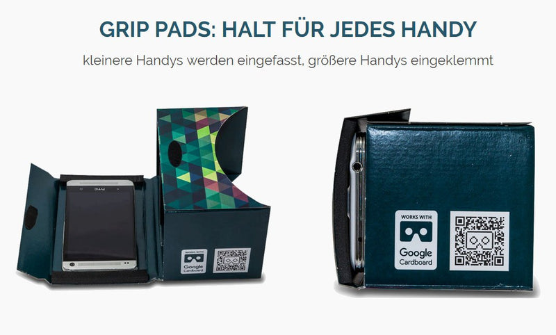 [Australia - AusPower] - Google Cardboard POP! Cardboard + Free Head Strap and Cushion. for Android and iPhone up to 6 inches. Including Lenses. 3D Glasses VR Glasses Virtual Reality Viewer VR Goggles. 