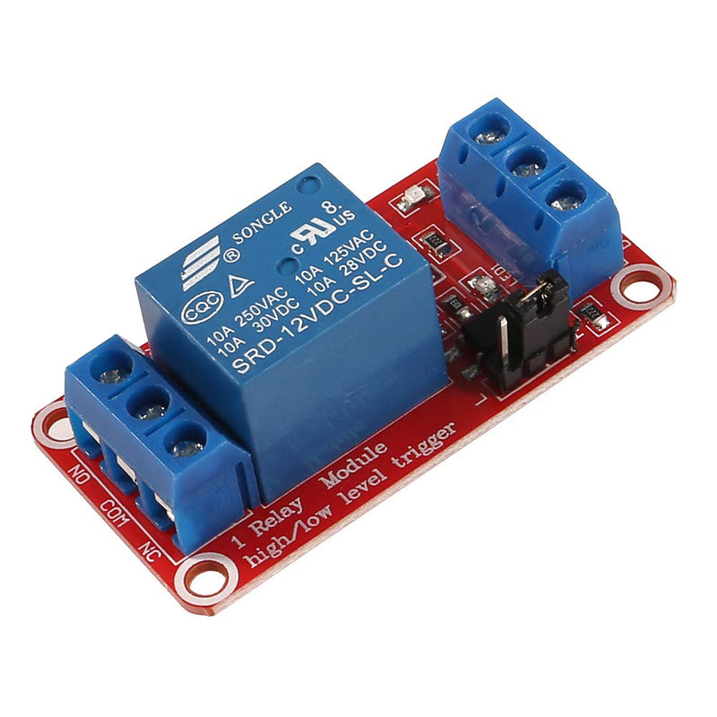 [Australia - AusPower] - ACEIRMC 10pcs 12v Relay Board for Raspberry Arduino Relay Module 1 Channel Opto-Isolated High or Low Level Trigger (12V) 