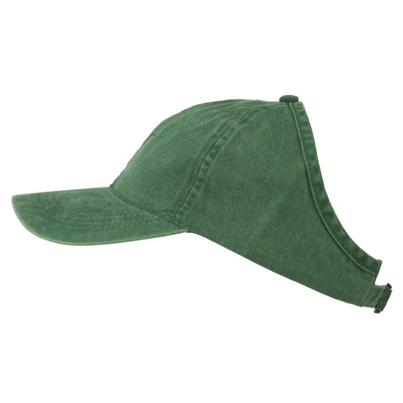 [Australia - AusPower] - Ladies Washed Cotton Ponytail Cap Dark Green 