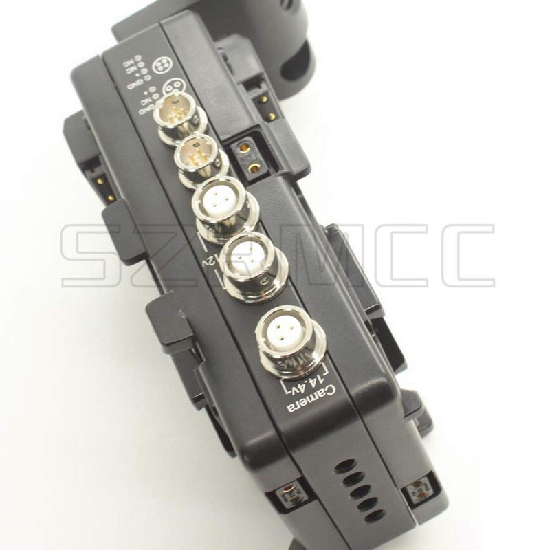 [Australia - AusPower] - SZRMCC Movcam V-Mount Battery Plate 3 Pin Male 12V DC Output to DC 2.5mm Power Cable for Camera Accessories Monitors 