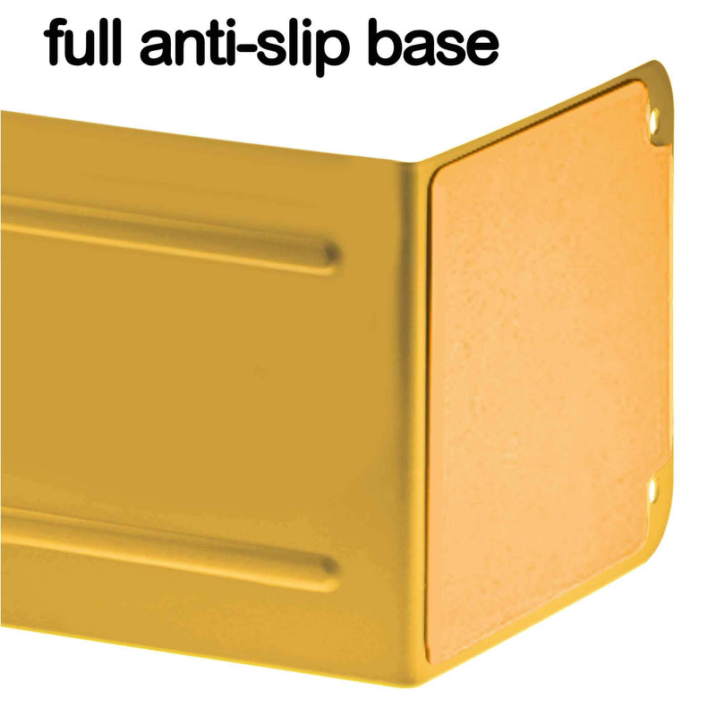 [Australia - AusPower] - Acrimet Premium Metal Bookends (Heavy Duty) (Yellow Color) (1 Pair) 