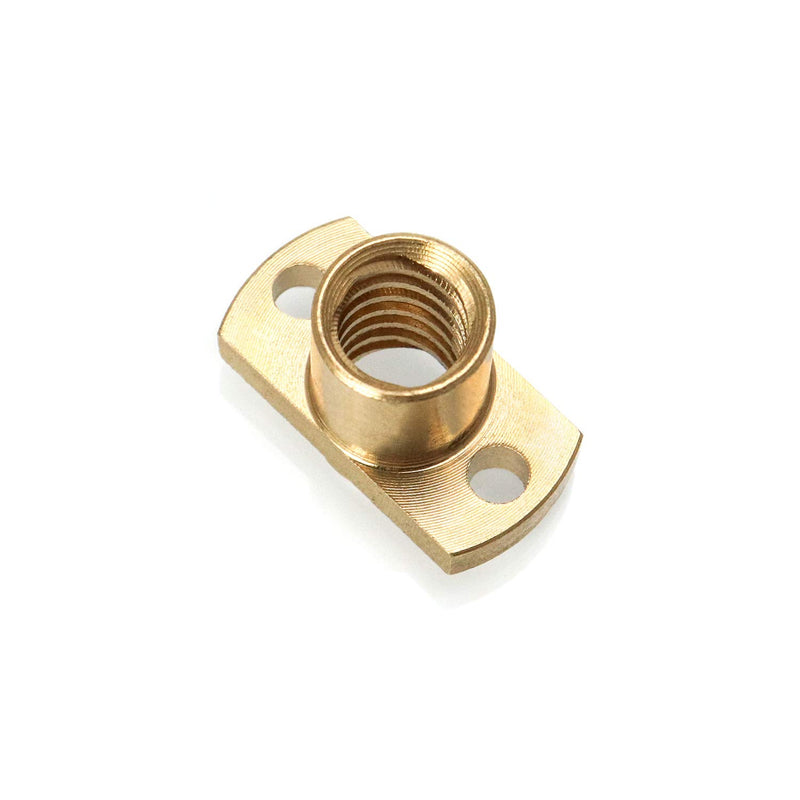 [Australia - AusPower] - QWORK T8 Nut Trapezoidal Screw, 4Pcs Brass 3D Printer Upgrade Parts for 8MM Lead Screw for Ender 3 CR-10 CR-10s Z Axis 