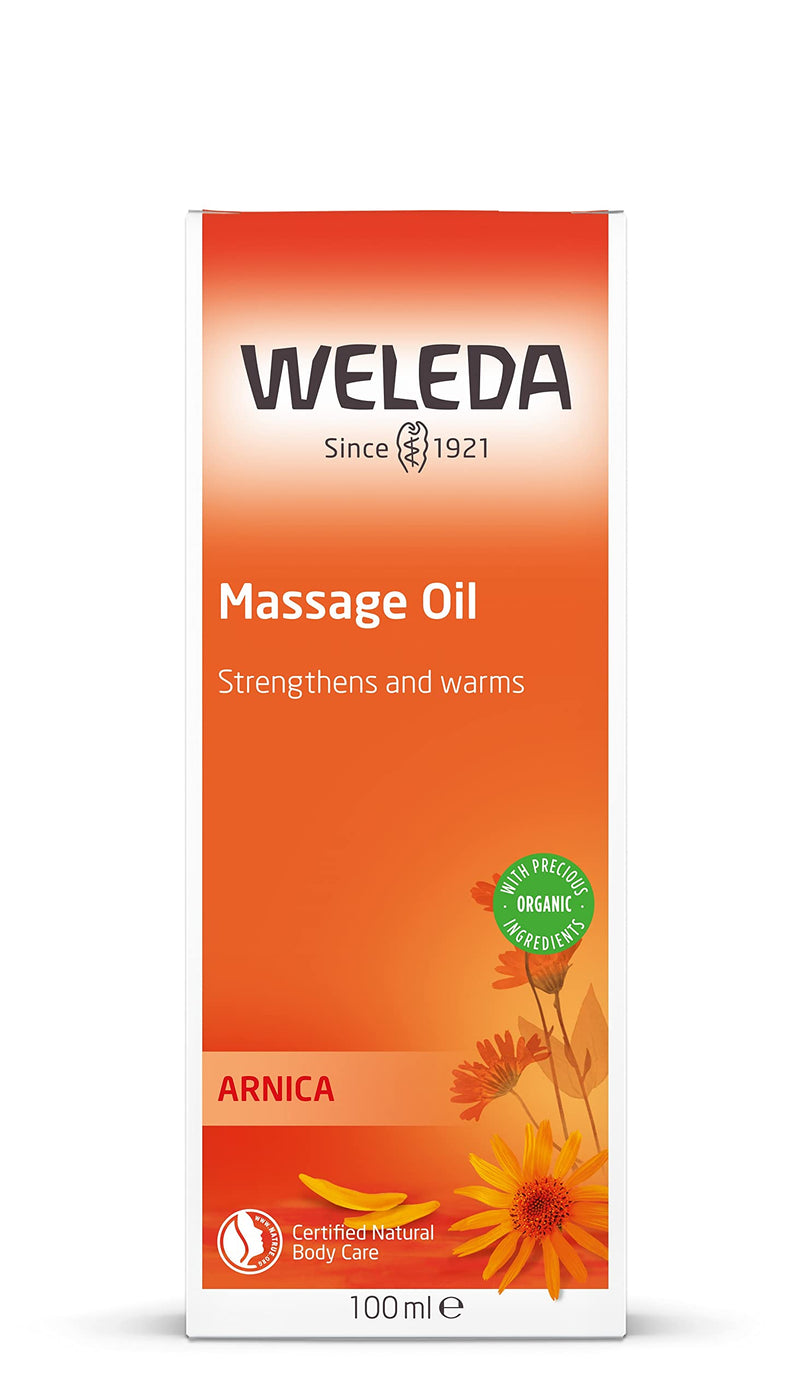 [Australia - AusPower] - Weleda Arnica Muscle Massage Oil, 3.4 Fluid Ounce, Plant Rich Massage Oil with Arnica, Birch, Sunflower and Olive Oils 3.4 Fl Oz (Pack of 1) 