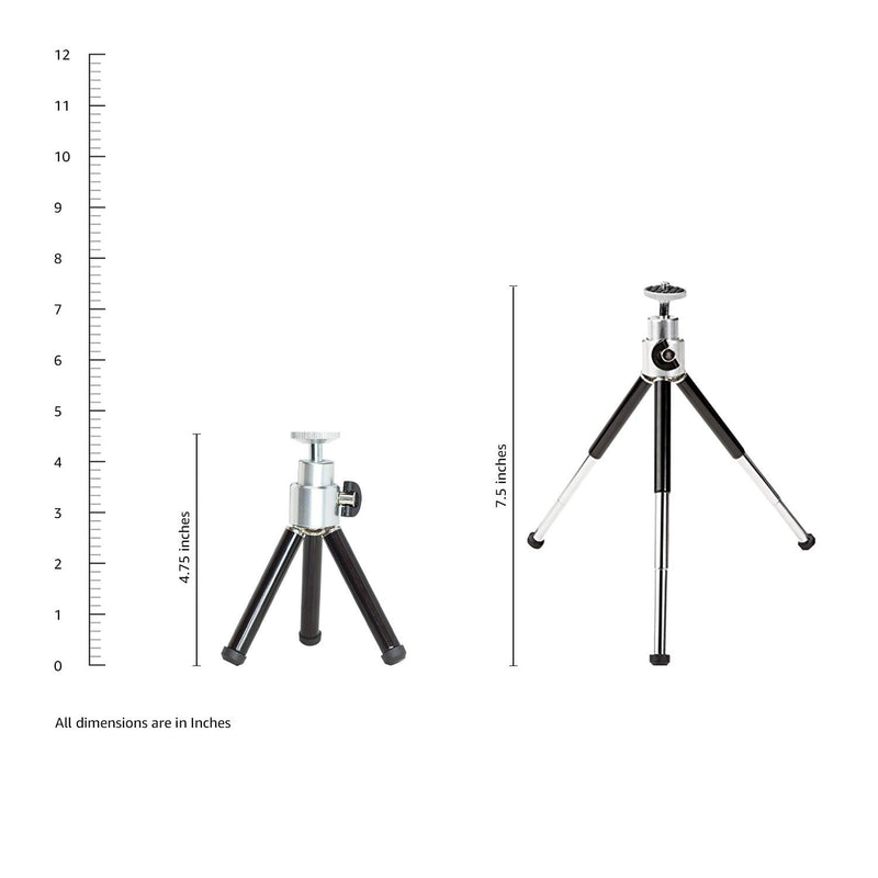 [Australia - AusPower] - Amazon Basics Lightweight Mini Tripod Tripod Stand 1-Pack 