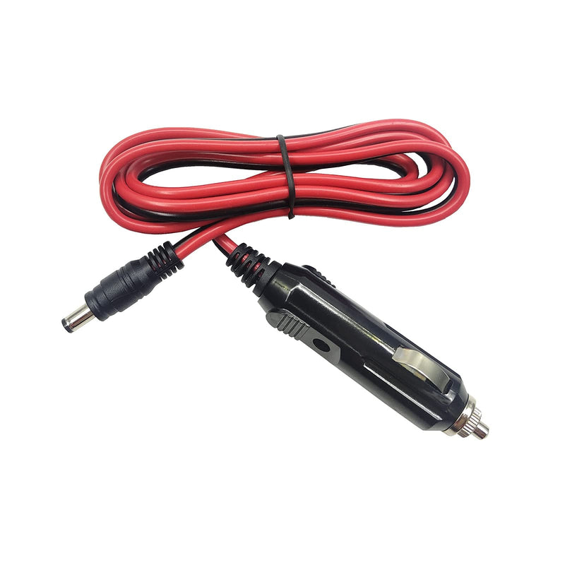 [Australia - AusPower] - DC Car Charger Cable 4ft - 12-24V DC Car Charger Auto Power Supply Cord Cigarette Lighter Male Plug to DC 5.5mm x 2.1mm Connector Extension Cord for Portable DVD Player, Car, Camera 
