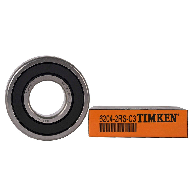 [Australia - AusPower] - Timken 6204-2RSC3 Deep Groove Ball Bearing 20x47x14mm with Contact Seals 