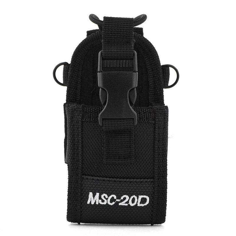 [Australia - AusPower] - Bewinner Holder Bag for Rad , Portable Radio Case Holder for Outdoor Sports Nylon Shoulder Strap Belt Case Holder Bag Pouch for Walkie Talkie 2-Way Radio Holster 