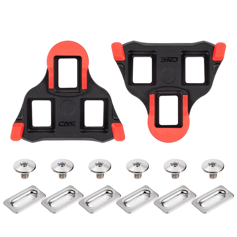 [Australia - AusPower] - CNC Road Bike Cleats for Shimano SPD-SL SM-SH10/SM-SH11/SM-SH12,Cycling Cleats for Shimano SPD-SL Cleats SM-SH10-0° Float -Red 