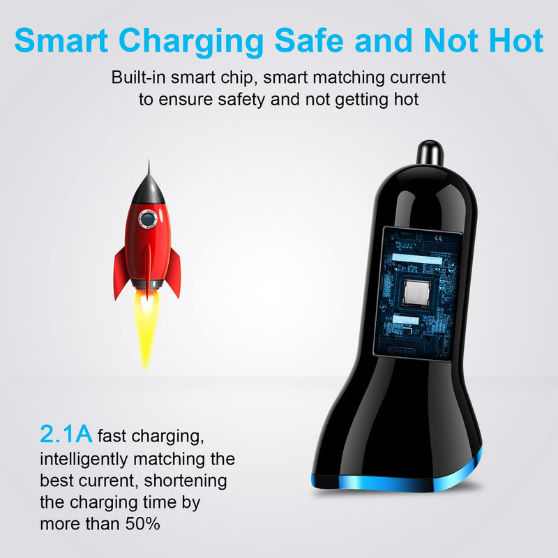 [Australia - AusPower] - Motorola USB-C Car Charger+Fast Charger Block+2 Type C 3ft Cables for Moto G Stylus 5G, G Power, Edge S Pro/X30/S30,Defy 2021, Moto G51,G50,G10,G200, Google Pixel 6/5/4/3a XL/2, Samsung Galaxy S21 