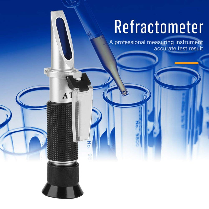 [Australia - AusPower] - Professional Hand Held Accurate Refractometer Salinity Refractometer 0-100‰ Cutting Oil Fluid Refractometer 0-32%(#1) #1 