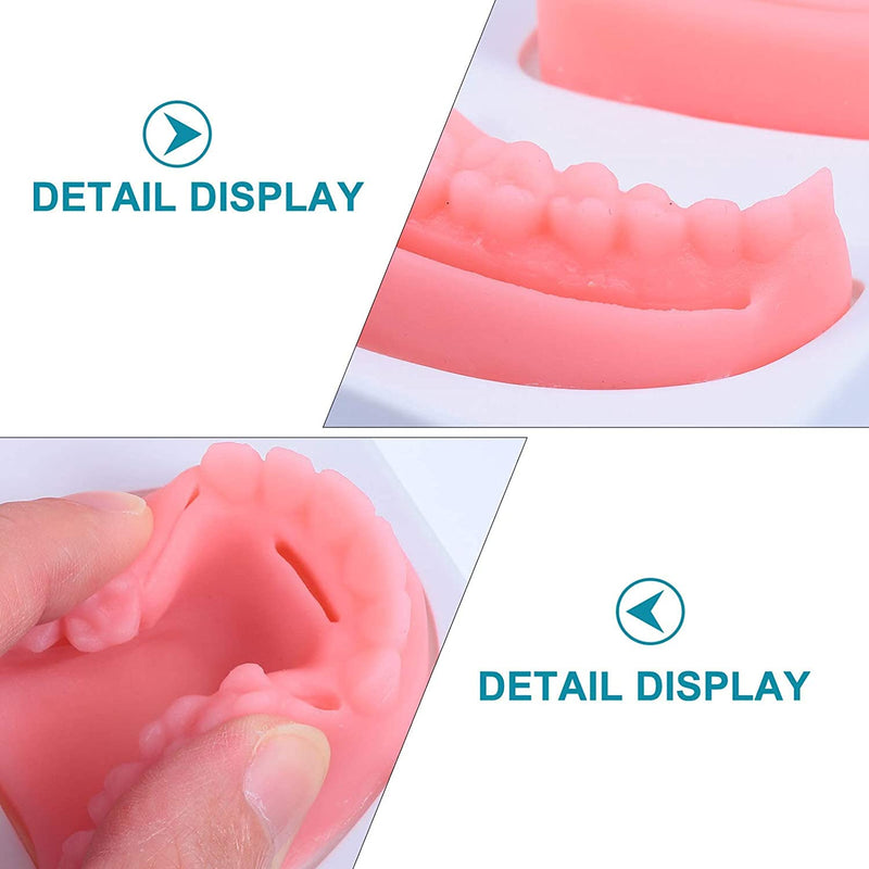 [Australia - AusPower] - Dental Suture Practice Kit Oral Suture Gum Training Pad Model for Dental Clinic Implants on Soft Teeth Gum 