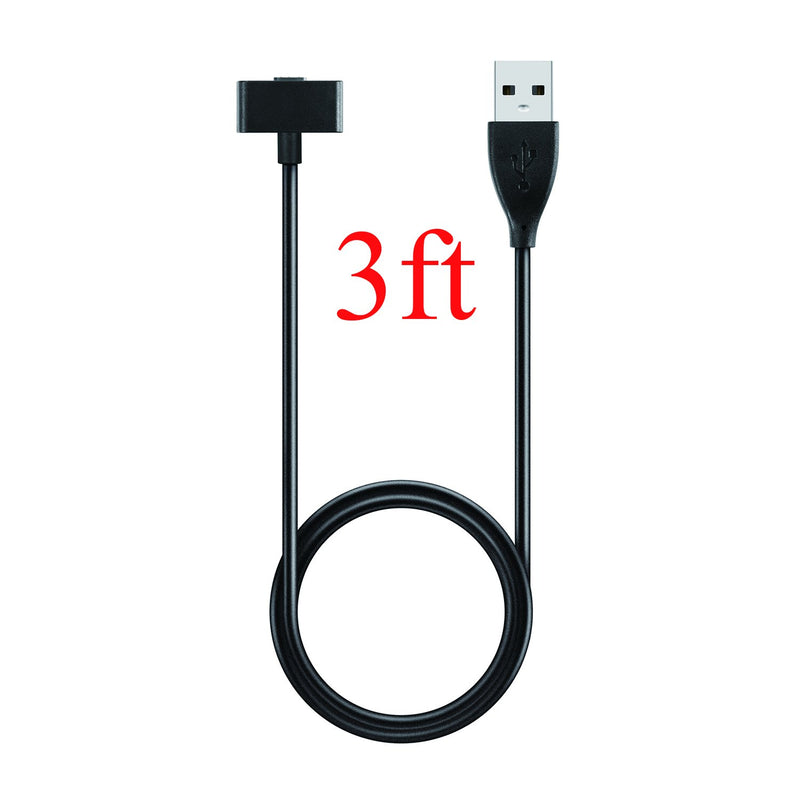 [Australia - AusPower] - Smartwatch Charger Compatible with Fitbit Ionic Charger,KingAcc Replacement USB Charging Cable Cord Charger Cradle Dock Adapter for Fitbit Ionic, Fitness Tracker Wristband Smart Watch 1pack 