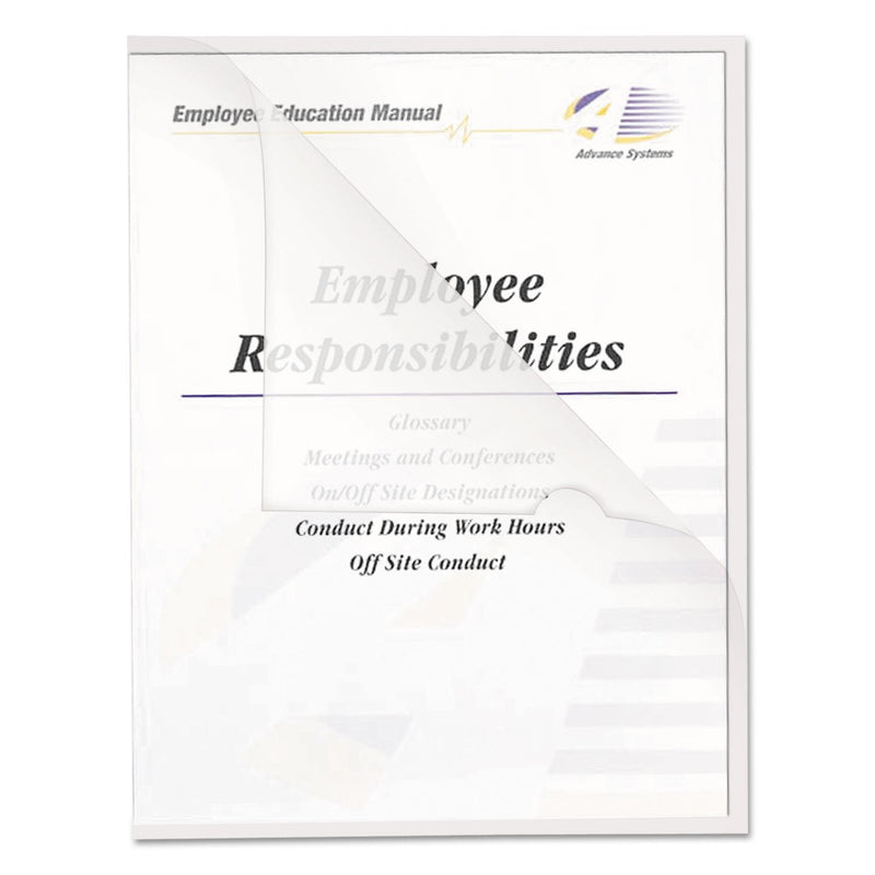 [Australia - AusPower] - C-Line 62127 Project Folders, Jacket, Letter, Poly, Clear, 25/Box 