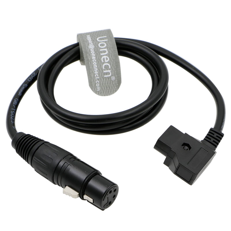 [Australia - AusPower] - Uonecn Practilite 602 DSLR Camcorder Power Cable XLR 4 pin Female to D-tap Male for Sony F55 SXS Camera 