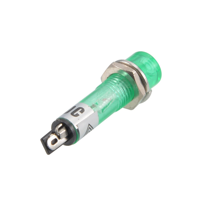 [Australia - AusPower] - uxcell Signal Indicator Dash Light DC 12V, LED Bulbs XD7-1 Red+Green, 7mm 9/32" Panel Mount 15Pcs 