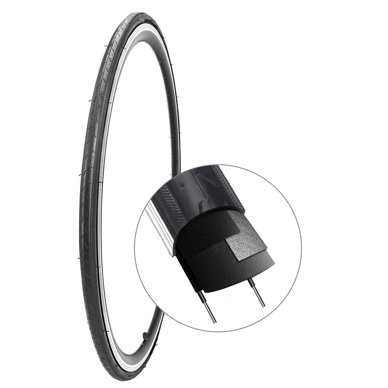 [Australia - AusPower] - 700x23C/700x25C Bike Tire Foldable Repalcement Tires for Road Bicycle 700 X 23C 