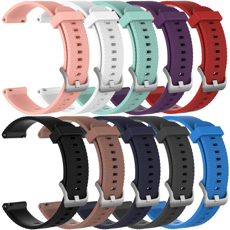 [Australia - AusPower] - QGHXO Band for Polar Vantage M, Soft Silicone Replacement Watch Band for Polar Grit X/Vantage M Smartwatch (No Tracker, Replacement Bands Only) 10PCS Bands Large 